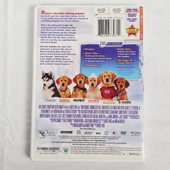 Disney Snow Buddies (DVD, Family/Adventure) - Picture 3 of 3